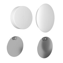 Teccle Wandbevestiging voor Nest Temperatuur Sensor 2-Pack Geen Boren Nodig - RVS Bevestigingsplaat voor Google Nest Sensor