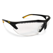 DEWALT DPG106 Spector In-Viz Bifocale Veiligheidsbril - Zwart/Gele Beugel - Duidelijke Lens - 2.5 Diopter