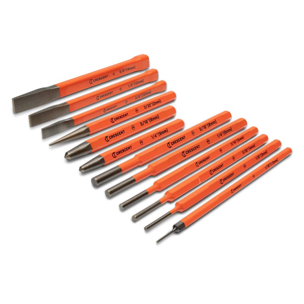 Crescent 12 Piece Set  Punch  Chisel  CPCCHS12