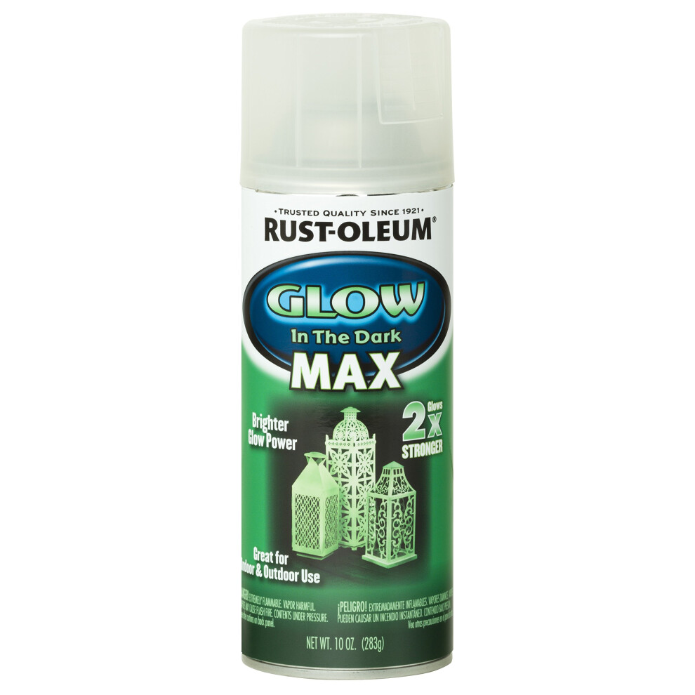 RustOleum 278733 Glow in The Dark MAX Spray Paint  10 oz