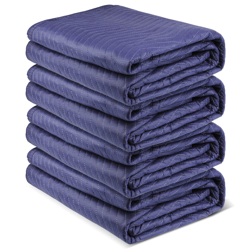 Olympia Tools 4Pack Heavy Duty Padded Moving Blanket  72 x 80 in  Packing Blankets for Moving