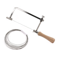 HOMESOM 1PC Coping Saw Steel Frame With 05mm Diamond Wire Saw For Wood Stone Metal Cutting Multi function Hand Tool