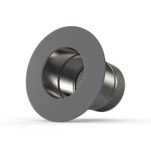AC Infinity 4 Ducting TakeOff Collar Galvanized Steel Inlet Flange Starter Collar for 4 Ducting with Dryers and Range Hoo