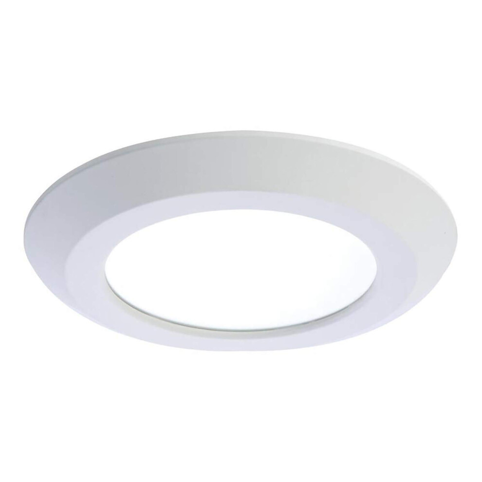 HALO 6 inch SLDSL6069S1EMWR Integrated Surface Mount LED Downlight  Dimmable  Selectable CCT 2700K  3000K  3500K  400K  5000K