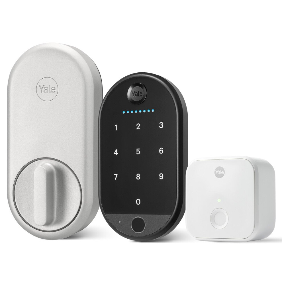 Yale Approach Lock with WiFi  Keypad Touch  Keyless Entry Touchscreen deadbolt  Smart Bluetooth keypad  Silver