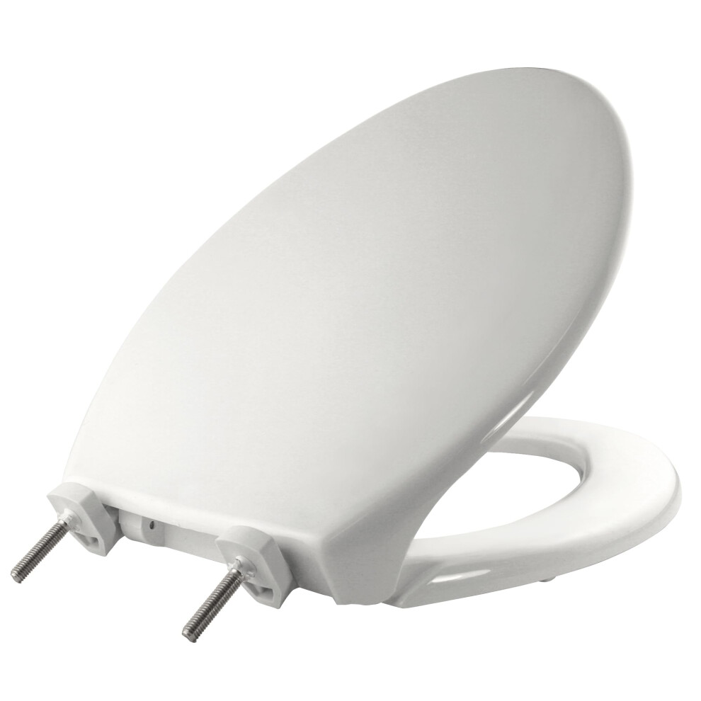 BEMIS 7800TDG 000 Commercial Heavy Duty Closed Front Toilet Seat with Cover that will Never Loosen  Reduce Callbacks  ELONGATE