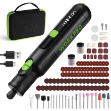 WORKPRO Cordless Rotary Tool 8V Rotary Tool Kit with 117 Accessories 6 Variable Speed TypeC Charging LED Work Light Power