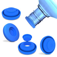4 Piezas Tapón para Jarra de Agua de 5 Galones - Tapón de Silicona Antidesbordamiento