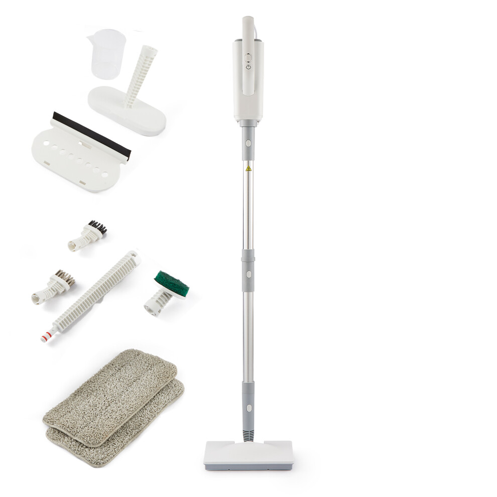 GEEPAS 1500W Multifunction Upright Steam Cleaner Mop-Kills 99.9% Germs