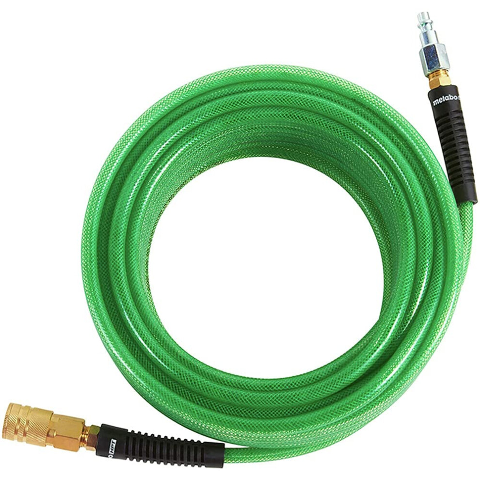 Metabo HPT Air Hose  14Inch x 50 Ft  Industrial Fittings  Professional Grade Polyurethane  300 PSI  115155M