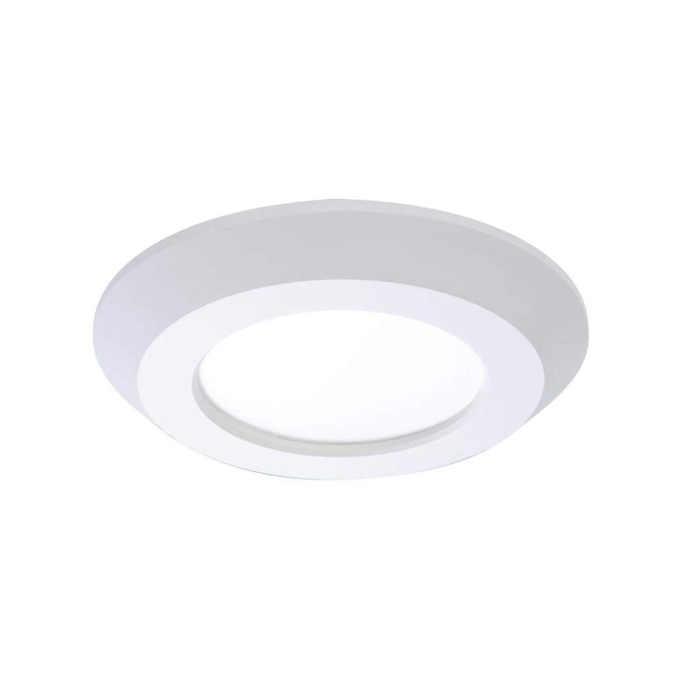 HALO 4 inch SLDSL4069S1EMWR Integrated Surface Mount LED Downlight  Dimmable  Selectable CCT 2700K  3000K  3500K  400K  5000K