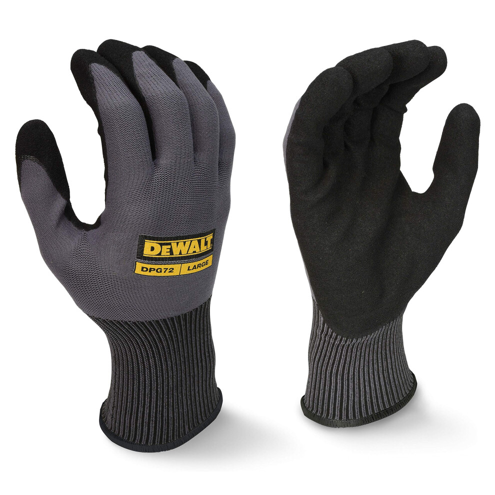 DEWALT Unisex Adult DPG72 Flexible Durable Grip Work Glove Size L  Multi  Large Pack of 1 US