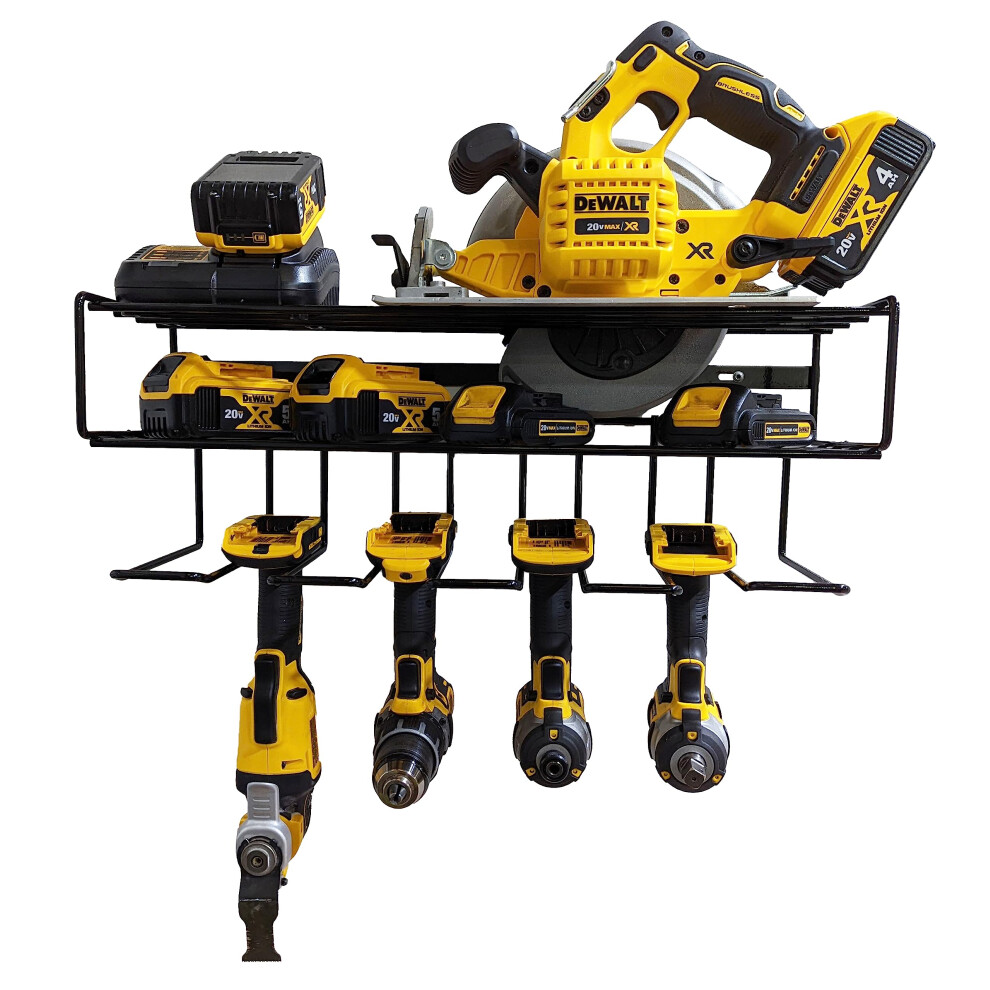 Photos - Other for Repair C2M Heavy Duty Floating Tool Shelf Organizer Wall Mounted Garage Storage Rack for Handheld Power Tools USA Made 100 We c2M50