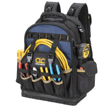 CLC Work Gear PB1133 38 Pocket Molded Base Tool Backpack BlackBlue
