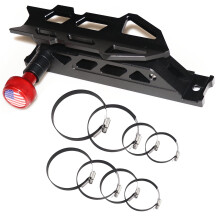 Supporto Regolabile per Estintore Bestaoo per Jeep Wrangler TJ JK JKU JL UTV Polaris RZR Ranger Camper Van, Alluminio, Rilascio Rapido
