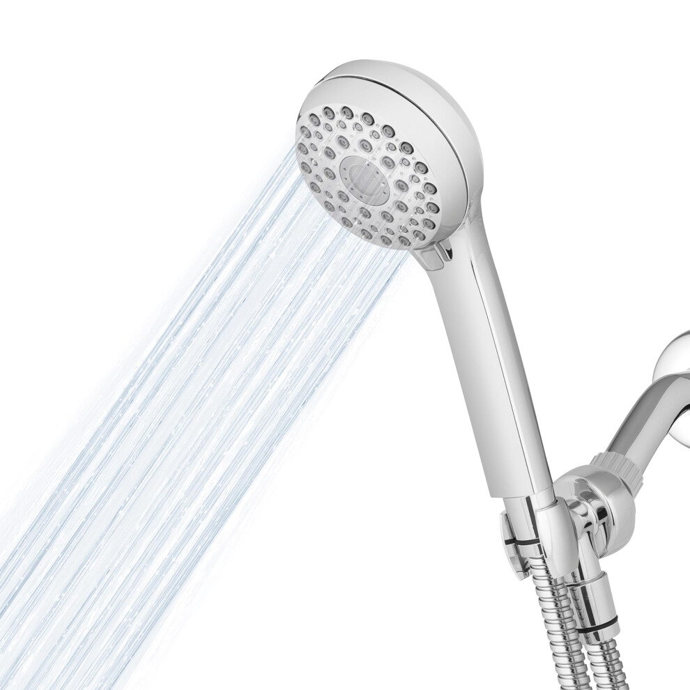 Waterpik High Pressure Hand Held Shower Head With Hose  PowerPulse Massage 6Mode  Chrome XAL643ME