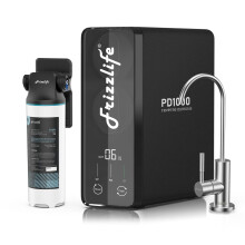 Frizzlife RO Reverse Osmosis Water Filtration System 1000 GPD Fast Flow Tankless Reduces TDS Compact Alkaline Mineral PH