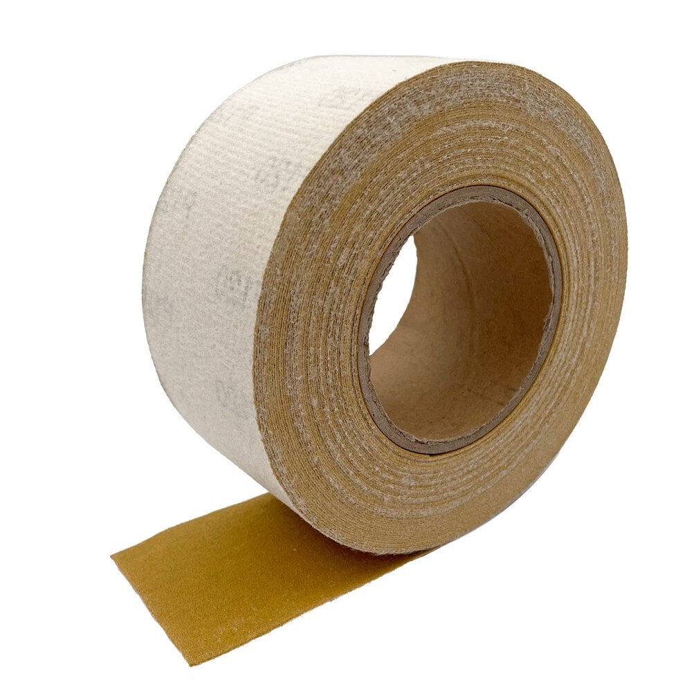 120 Grit Hook And Loop Sandpaper Roll 234 X 20 Yard Aluminium Oxide Hookandloop Backed Sand Paper Emery Cloth For Wood Fu 774144360848
