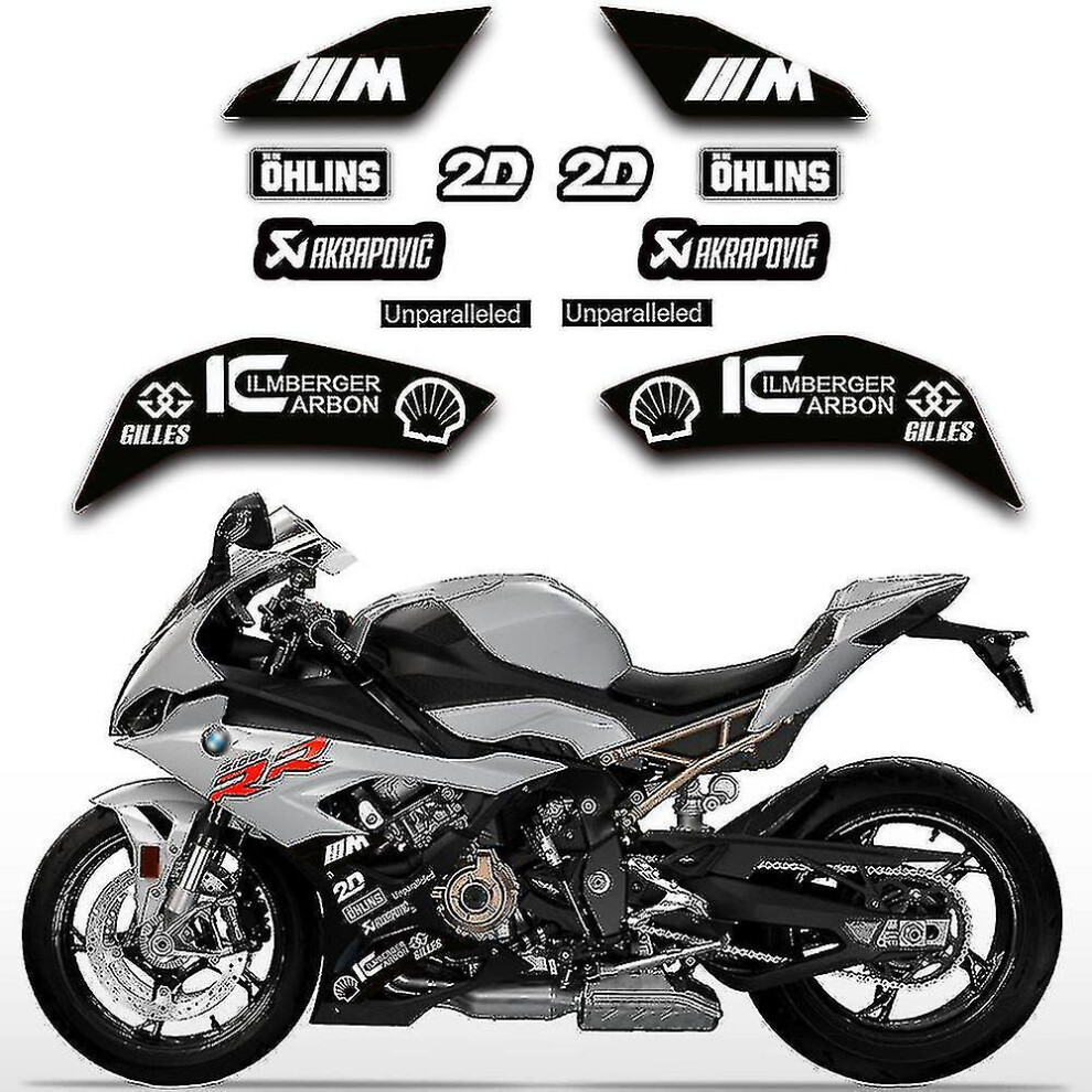 (Dark Grey) S1000rr Motorcycle Body Decals For S1000rr 20019 2020 2021 2022 Lower Side Guard Plate Sticker Protection Brand Logo Decals New-image-OPC-PFRS69Q-NEW