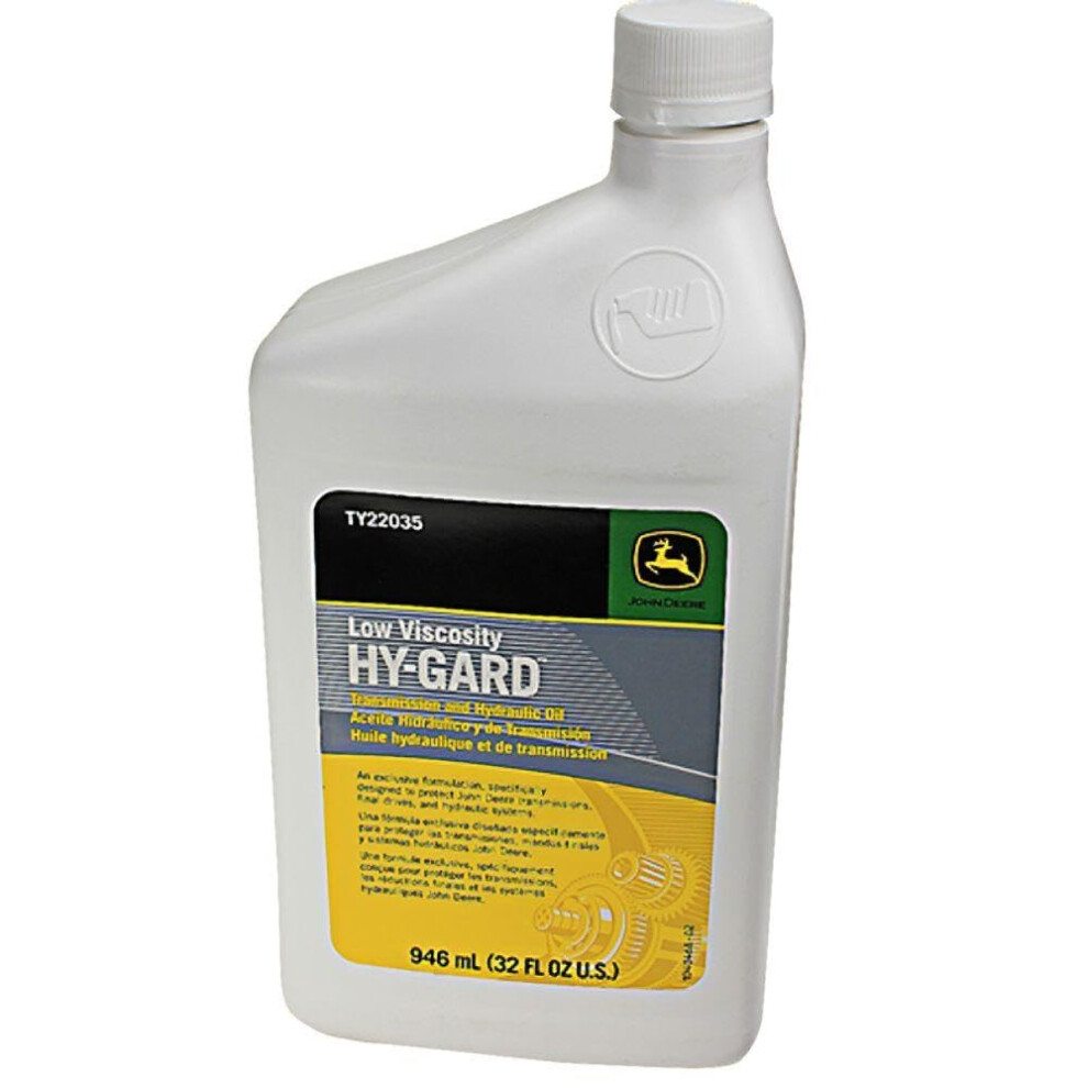 John Deere Original Equipment HyGard 32 oz Transmission  Hydraulic Oil TY22035