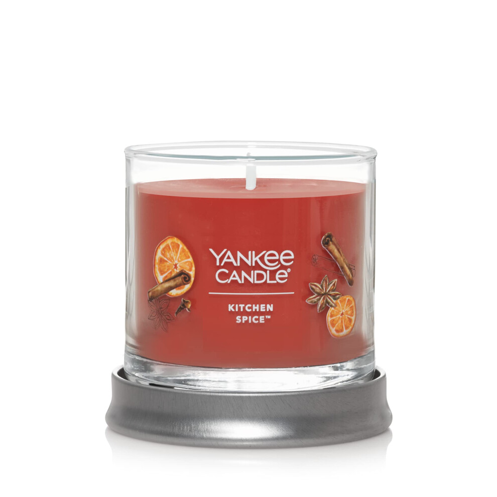 Yankee Candle Kitchen Spice Scented  Signature 43oz Small Tumbler Single Wick Candle  Over 20 Hours of Burn Time