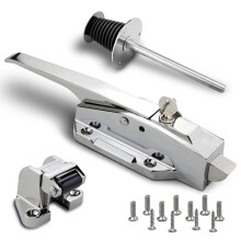 Entrez dans la poignee de porte plus froide, marchez dans la porte plus froide plus proche du kit de verrouillage complet Handle de porte du cong