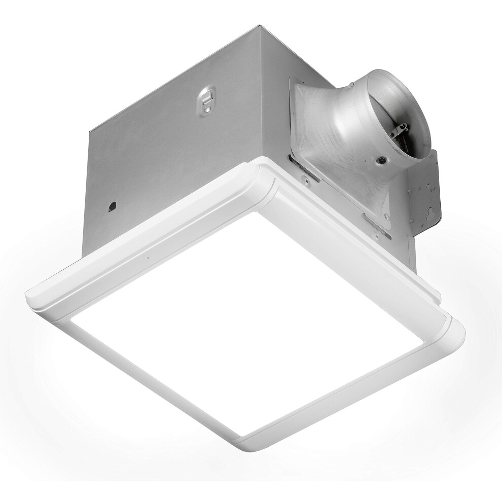 Homewerks 714580VHS Dual Speed Bathroom Exhaust Fan with Integrated Dimmable LED and Automating Humidity Sensor  1015 Sones