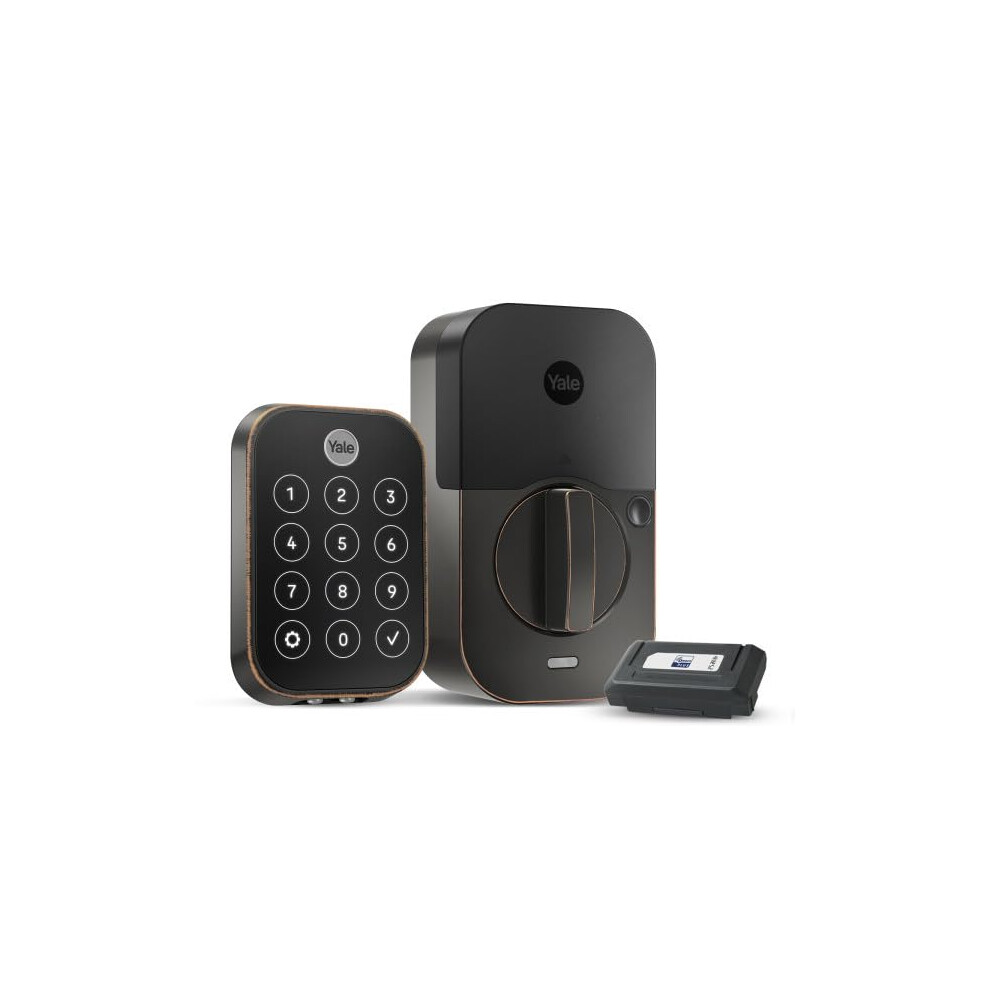 Yale Assure Lock 2 Touch with ZWave  KeyFree Fingerprint Smart Lock in Bronze