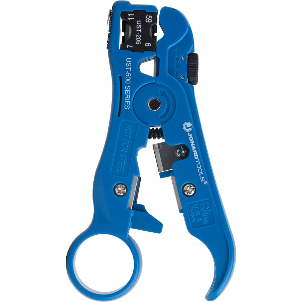 Jonard Tools Jonard Ust500 Universal Cable Stripper For Rg596 And 711 Coax Cables
