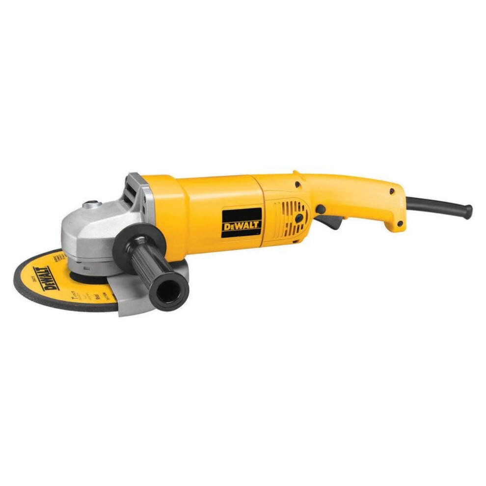 DEWALT Angle Grinder  7Inch  13Amp  8 000 RPM  With Dust Ejection System  Corded DW840