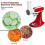 Cheese Slicer Shredder Attachment Compatible with Kitchenaid Stand Mixer,replace Kitchenaid Shredder 5