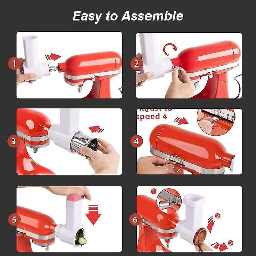 Cheese Slicer Shredder Attachment Compatible with Kitchenaid Stand Mixer,replace Kitchenaid Shredder 1
