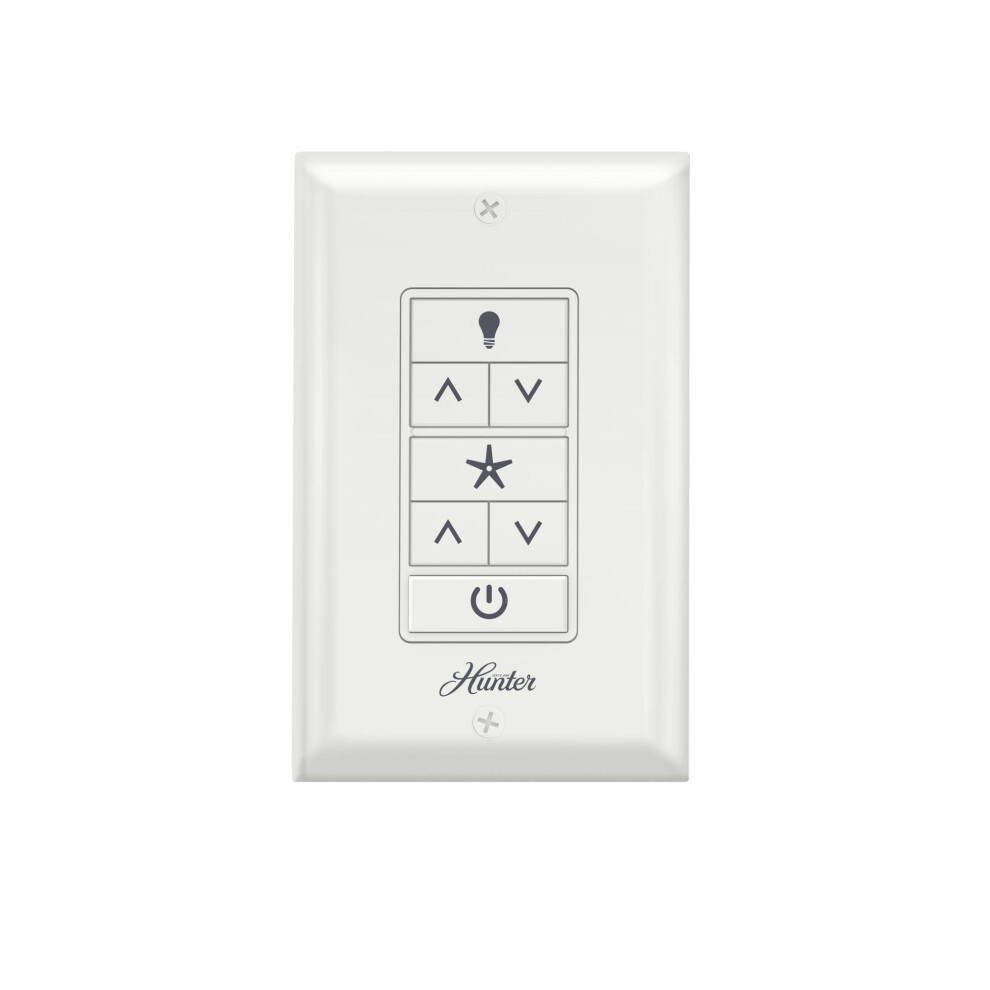 Hunter Fan Company 99815 Core Receiver not Included Wall Control  White