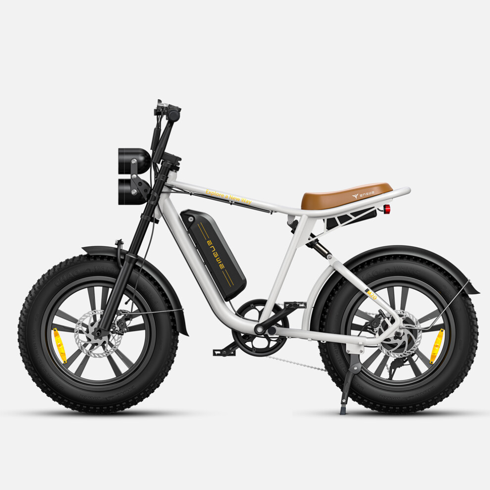 (13AH-White) ENGWE M20 adult electric bicycle 750W 13AH/26AH