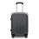 (Black) 20 Inch Durble Aluminum Frame PC Hardshell Suitcase With TSA Lock 1