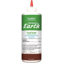 HARRIS Diatomaceous Earth Food Grade  Half Pound with Easy Application Puffer Tip