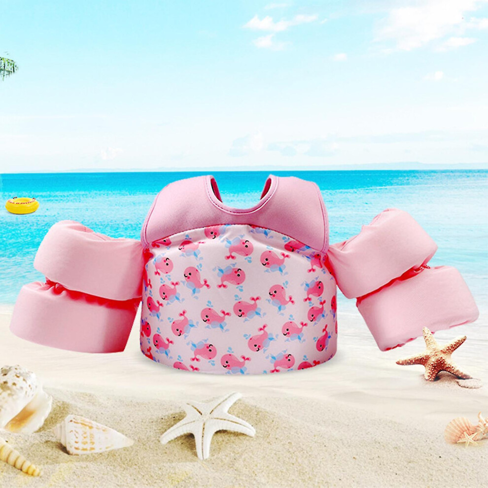 Toddler Swim Vest, Puddle Jumper For Girls Boys 22-66lbs, Toddler Floaties For Child Learn Swiming Safety Swim Aid Jacket
