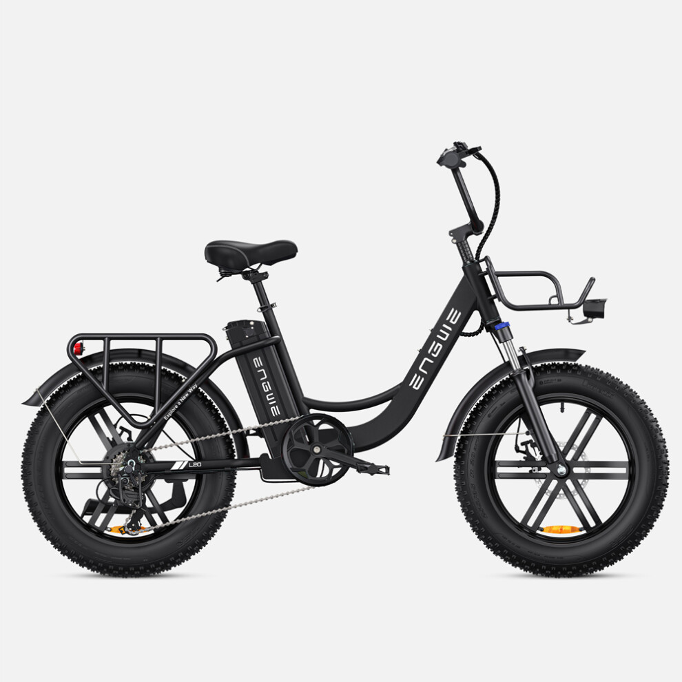 (Black) ENGWE L20 Step-Through Electric Bicycle 250W 13Ah