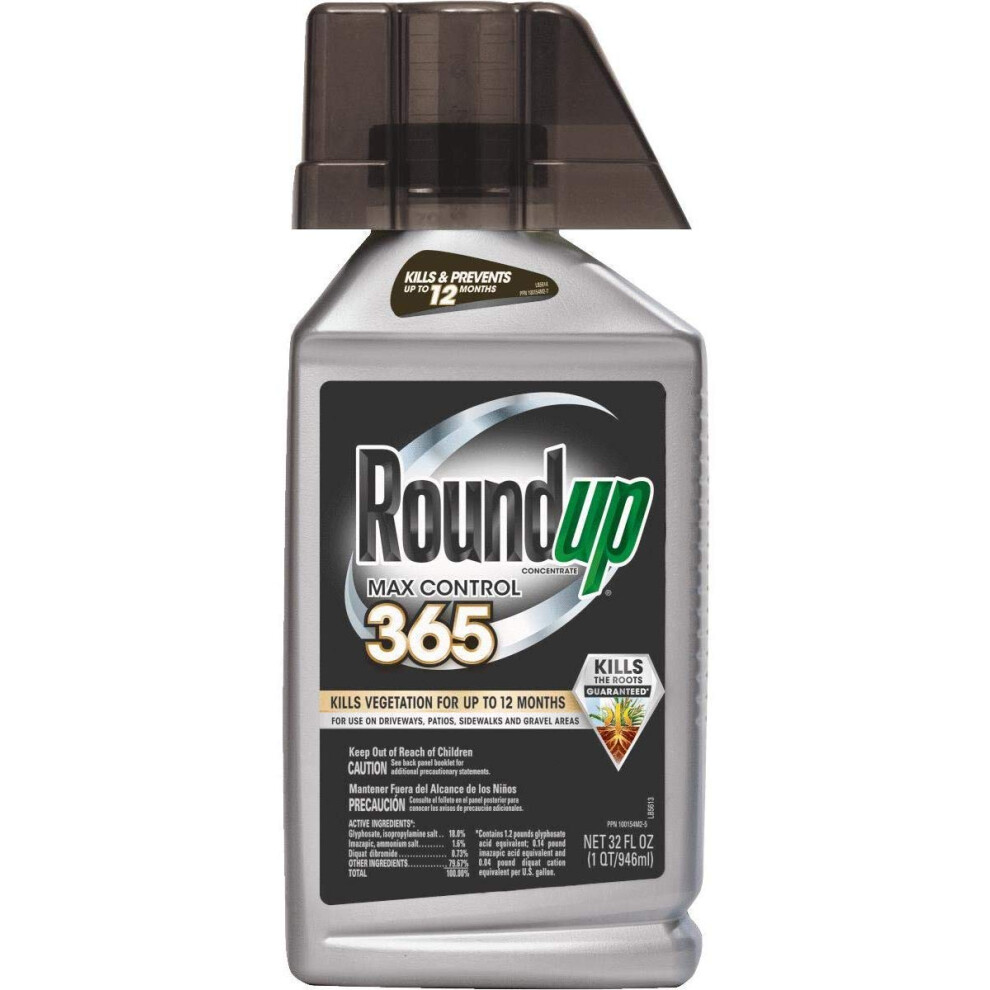 Roundup Concentrate Max Control 365 Vegetation Killer  32 oz