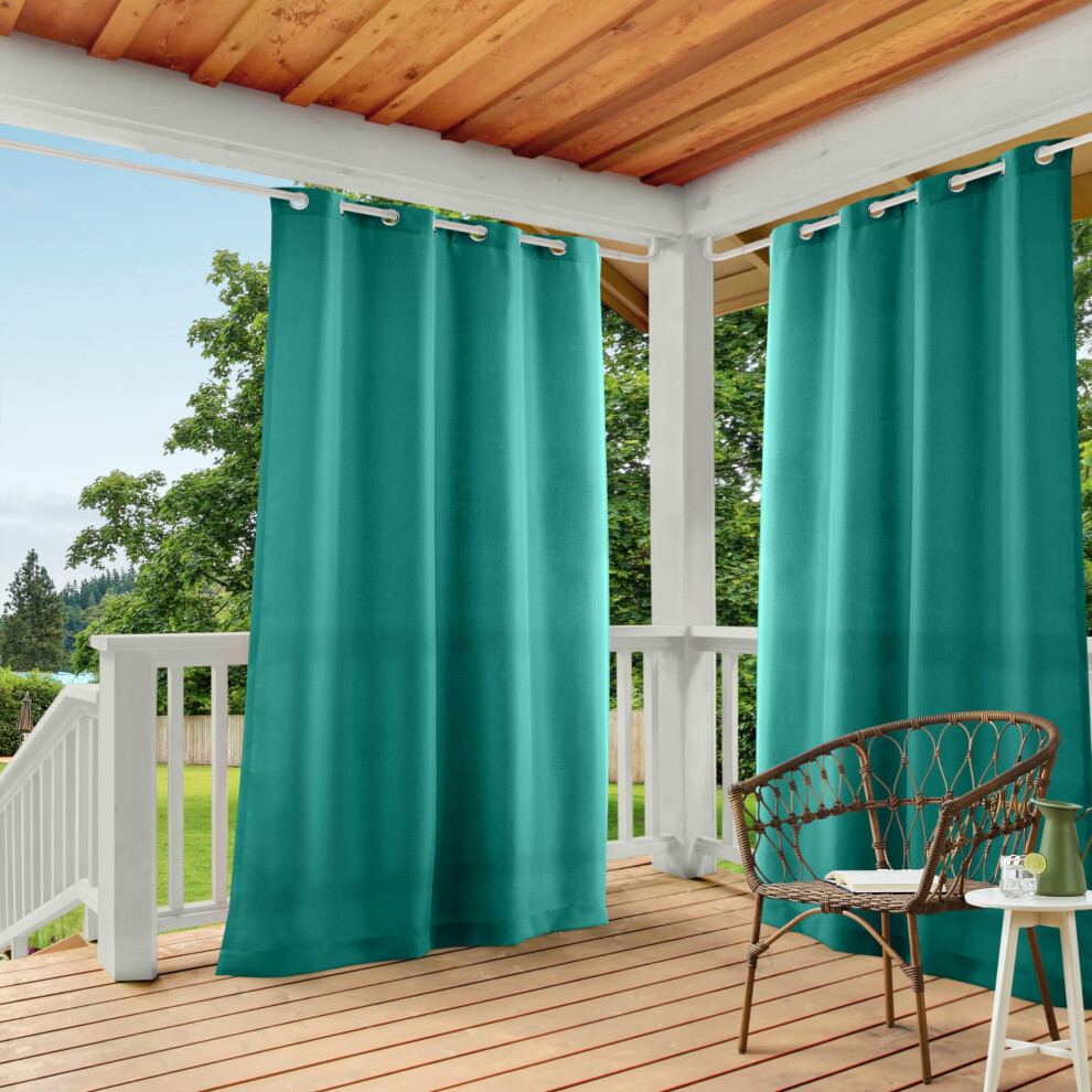 Town & Country Town Country Basics Cabana Solid Heavyweight Indoor Outdoor Curtains Filtering Opacity With Grommet Top Water Repellen Light
