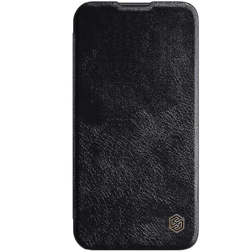 (Black) Nillkin Qin Series Pro Leather Case For Iphone 13 Pro 2