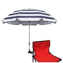 GRANDMEI Chair Umbrella with Clamp 46 inches UPF 50 Clip on Parasol for Patio Beach Chairs Strollers Wheelchairs Golf Carts D