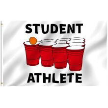 Anley Fly Breeze 3x5 Foot Student Athlete Flag - Vivid Color and Fade proof - Canvas Header and Double Stitched - Novelty College Funny Dorm Flags Po