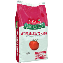 Jobes Organics Granulatgarten Dünger, Einfach zu verwendender Dünger für Gemüse und Tomaten, 16 lbs Beutel