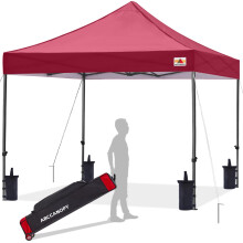 ABCCANOPY Patio Pop Up Canopy Tent 8x8 CommercialSeries Burgundy