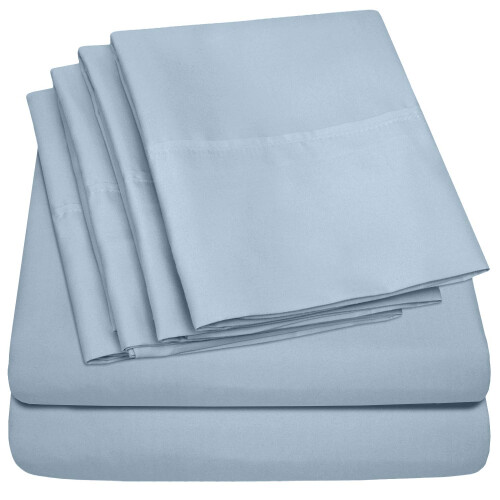 Full Size Bed Sheets  6 Piece 1500 Supreme Collection Fine Brushed Microfiber Deep Pocket Full Sheet Set Bedding  2 Extra Pill