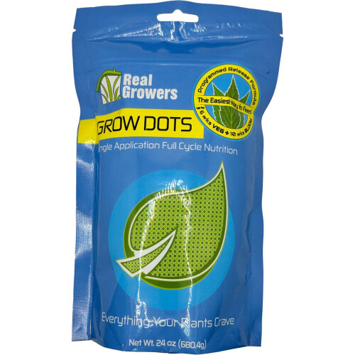 Grow Dots Λιπάσματα Φυτών, Μονο-Εφαρμογής, Ελεγχόμενης Απελευθέρωσης (24oz)