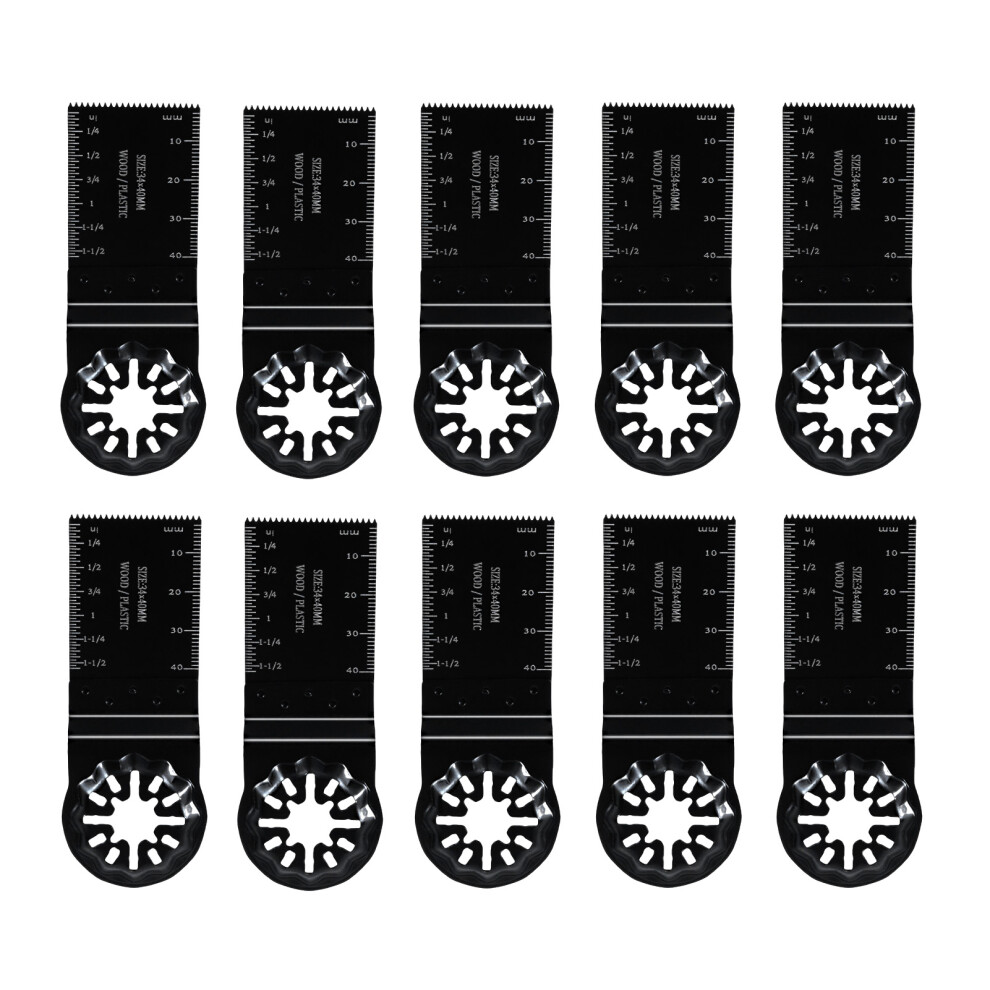 Compatible MultiTool Blade Set Bosch Fein Milwaukee Makita 35mm 10 pcs