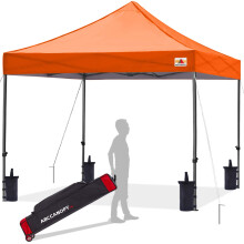 ABCCANOPY Patio Pop Up Canopy Tent 10x10 CommercialSeries Orange