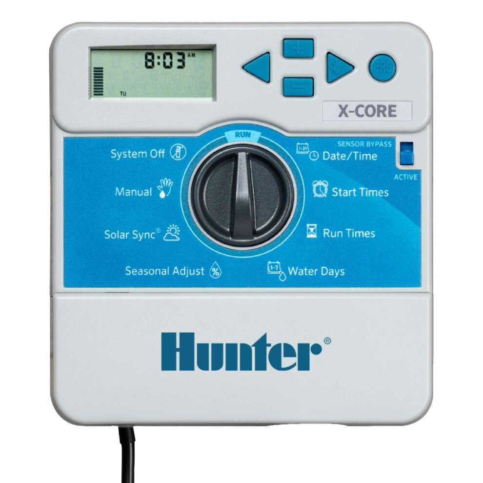 Hunter Sprinkler XC400I XCore 4Station Indoor Irrigation Controller  Small  Gray